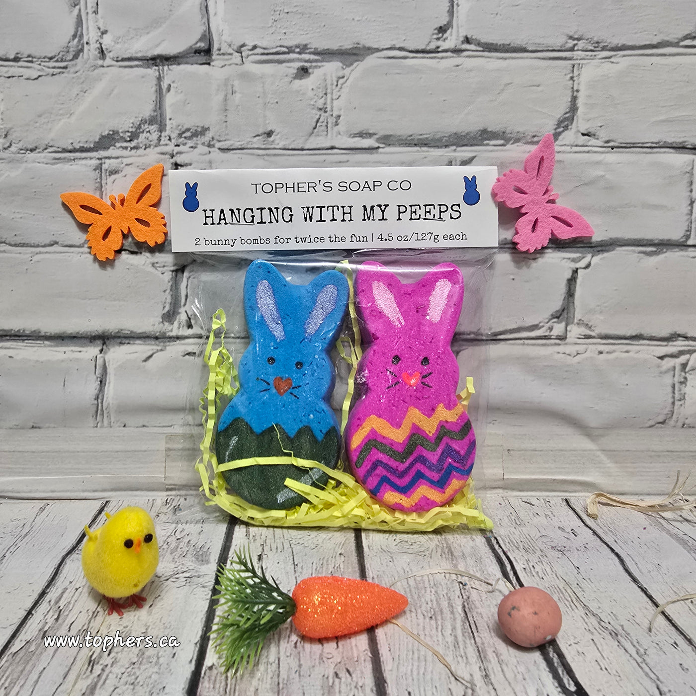 Hanging with my Peeps | Double Bunny Pack | Premium Bath Bombs